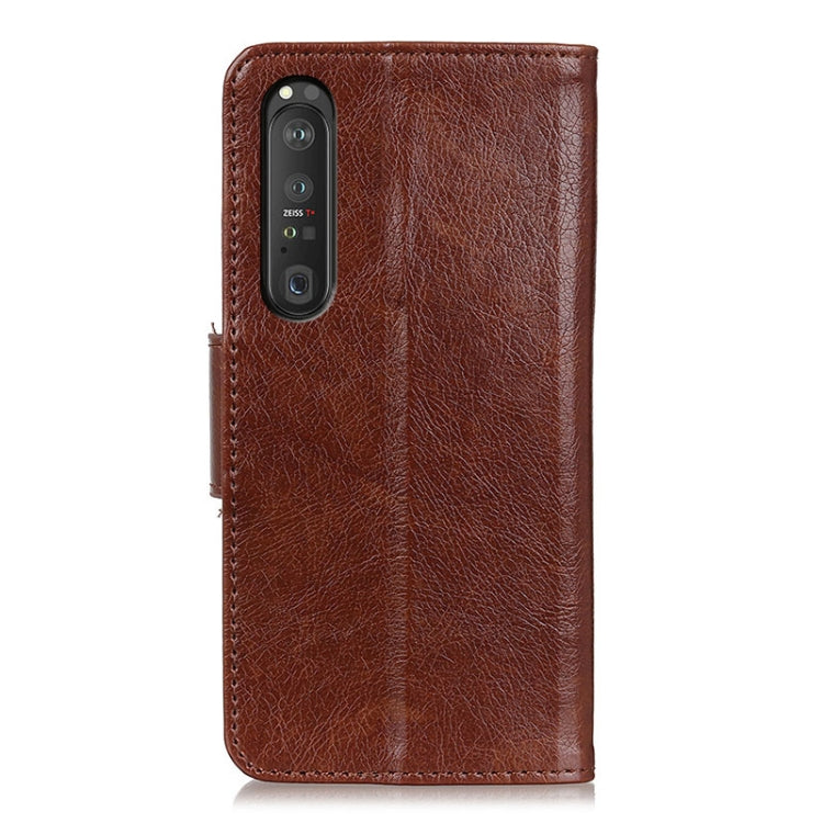 For Sony Xperia 1 III Nappa Texture Horizontal Flip Leather Case with Holder & Card Slots & Wallet(Brown) by buy2fix
