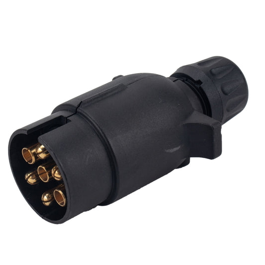 A4060 12V 7Pin EU Plug Socket Wiring Connector Adapter Plug Socket for Trailer - Terminal connectors by buy2fix | Online Shopping UK | buy2fix