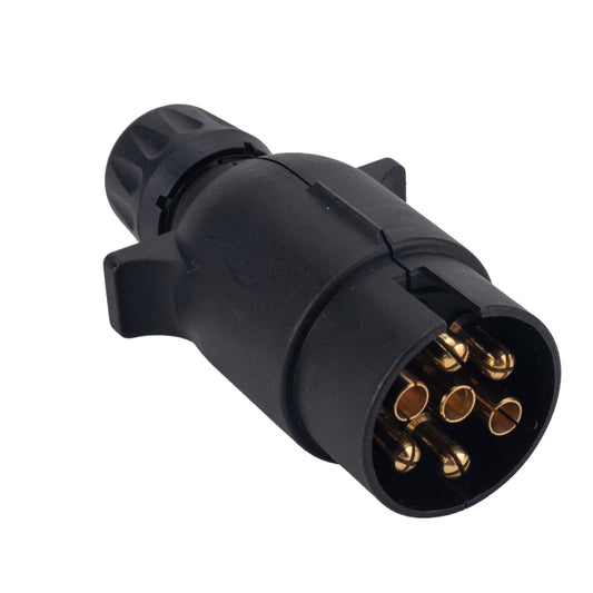 A4060 12V 7Pin EU Plug Socket Wiring Connector Adapter Plug Socket for Trailer - Terminal connectors by buy2fix | Online Shopping UK | buy2fix