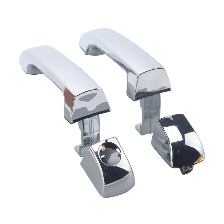 2 PCS A5198 Car Electroplating Front Outside Door Handle 82651/82662-3J010 for Hyundai Veracruz 2007-2012 - Door Handles by buy2fix | Online Shopping UK | buy2fix
