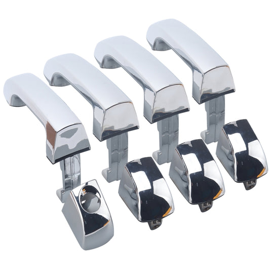 4 PCS A5199 Car Electroplating Outside Door Handle 82651/82662-3J010 for Hyundai Veracruz 2007-2012 - Door Handles by buy2fix | Online Shopping UK | buy2fix