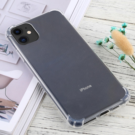 For iPhone 11 Four-Corner Anti-Drop Ultra-Thin TPU Case(Transparent) - iPhone 11 Cases by buy2fix | Online Shopping UK | buy2fix