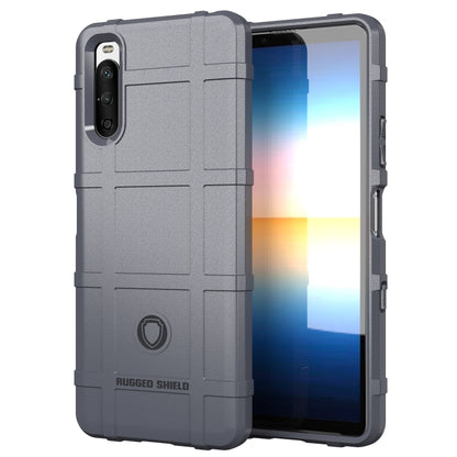 For Sony Xperia 10 III Full Coverage Shockproof TPU Case(Grey) by buy2fix