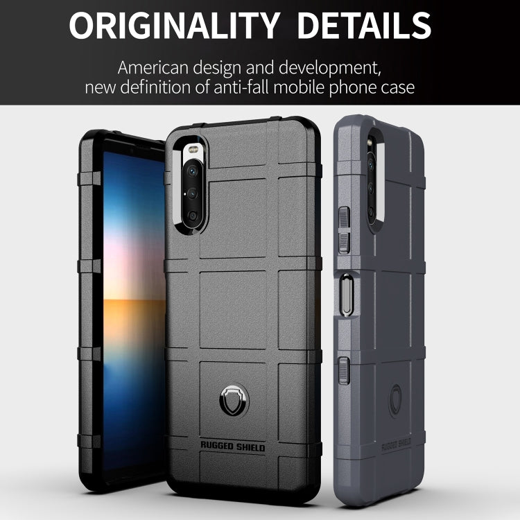 For Sony Xperia 10 III Full Coverage Shockproof TPU Case(Grey) by buy2fix