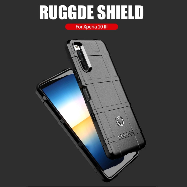 For Sony Xperia 10 III Full Coverage Shockproof TPU Case(Blue) by buy2fix