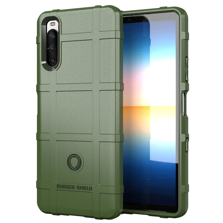 For Sony Xperia 10 III Full Coverage Shockproof TPU Case(Green) by buy2fix