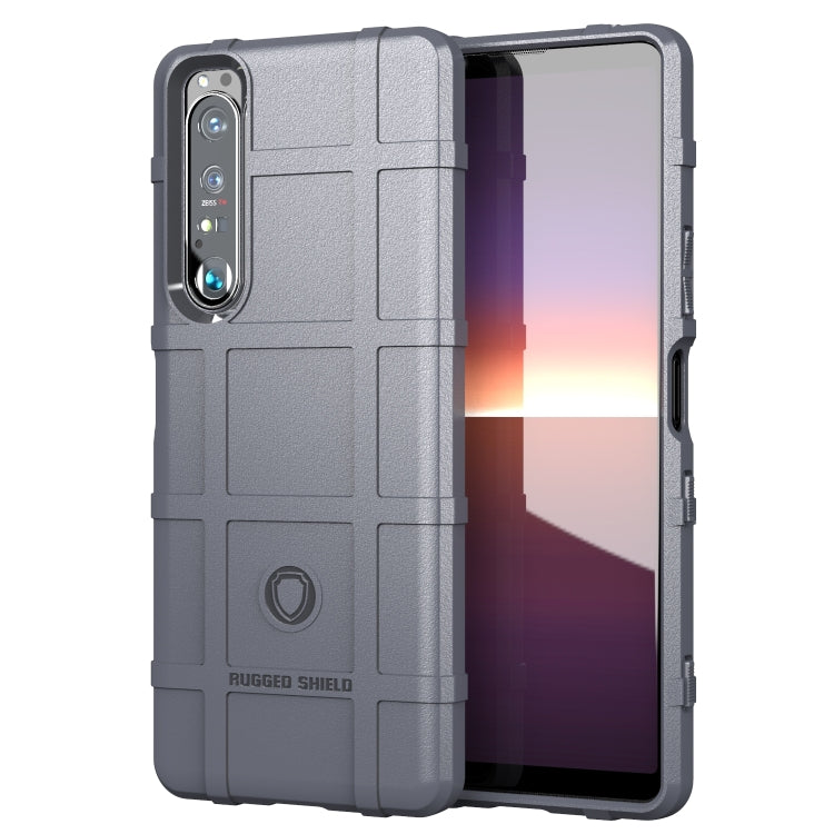 For Sony Xperia 1 III Full Coverage Shockproof TPU Case(Grey) by buy2fix