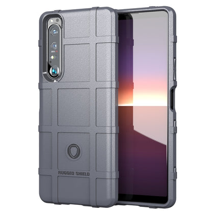 For Sony Xperia 1 III Full Coverage Shockproof TPU Case(Grey) by buy2fix