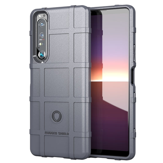 For Sony Xperia 1 III Full Coverage Shockproof TPU Case(Grey) by buy2fix