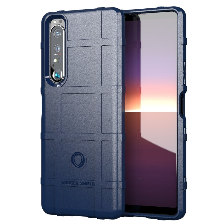 For Sony Xperia 1 III Full Coverage Shockproof TPU Case(Blue) by buy2fix
