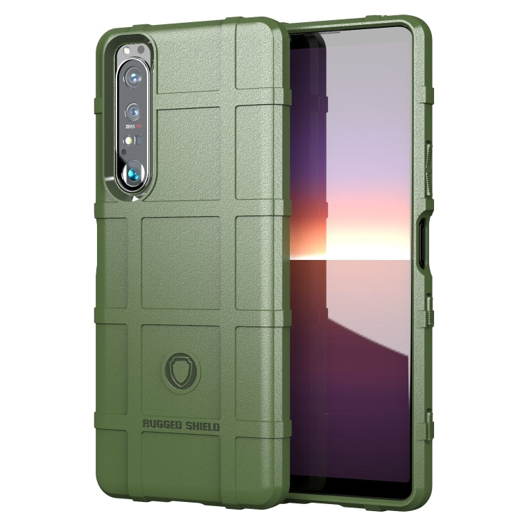 For Sony Xperia 1 III Full Coverage Shockproof TPU Case(Green) by buy2fix