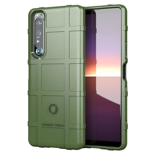 For Sony Xperia 1 III Full Coverage Shockproof TPU Case(Green) by buy2fix