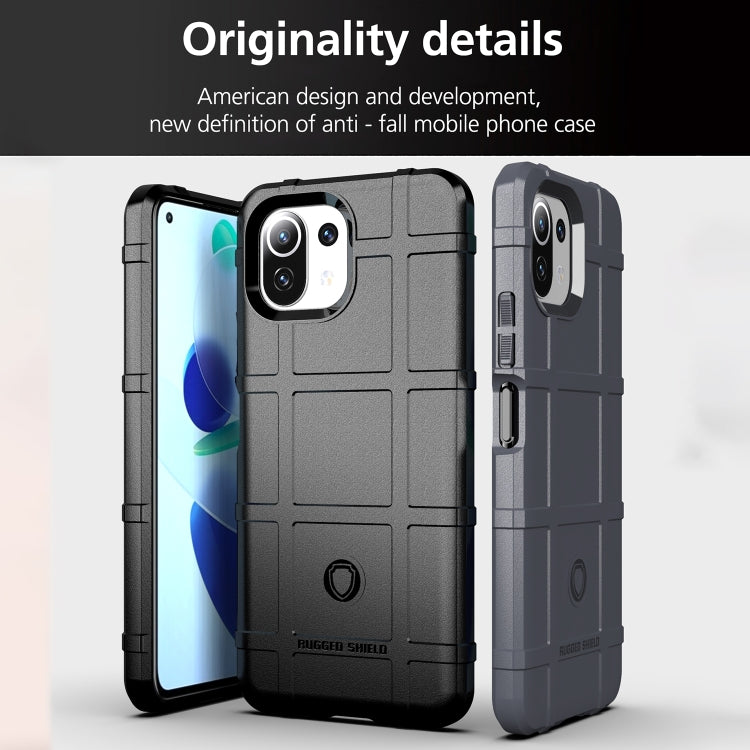 For Xiaomi Mi 11 Lite Full Coverage Shockproof TPU Case(Grey) - Xiaomi Cases by buy2fix | Online Shopping UK | buy2fix