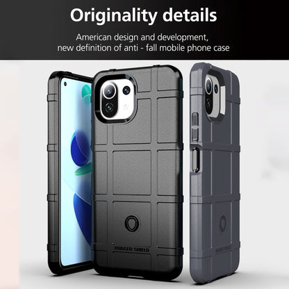 For Xiaomi Mi 11 Lite Full Coverage Shockproof TPU Case(Grey) - Xiaomi Cases by buy2fix | Online Shopping UK | buy2fix