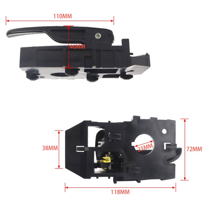 2 PCS A5322 Car Inside Door Handle 82610/20-2D000 for Hyundai Elantra 2001-2006 - Door Handles by buy2fix | Online Shopping UK | buy2fix