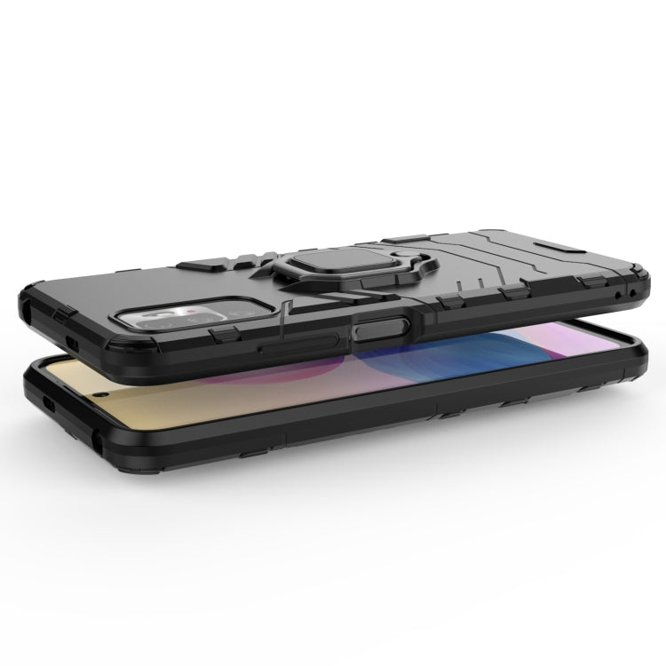 For Xiaomi Redmi Note 10 5G Shockproof PC + TPU Protective Case with Magnetic Ring Holder(Red) - Xiaomi Cases by buy2fix | Online Shopping UK | buy2fix