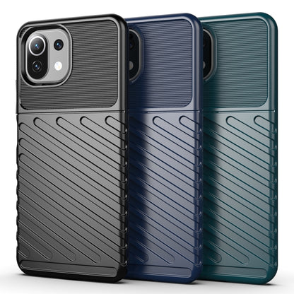 For Xiaomi Mi 11 Lite Thunderbolt Shockproof TPU Protective Soft Case(Black) - Xiaomi Cases by buy2fix | Online Shopping UK | buy2fix