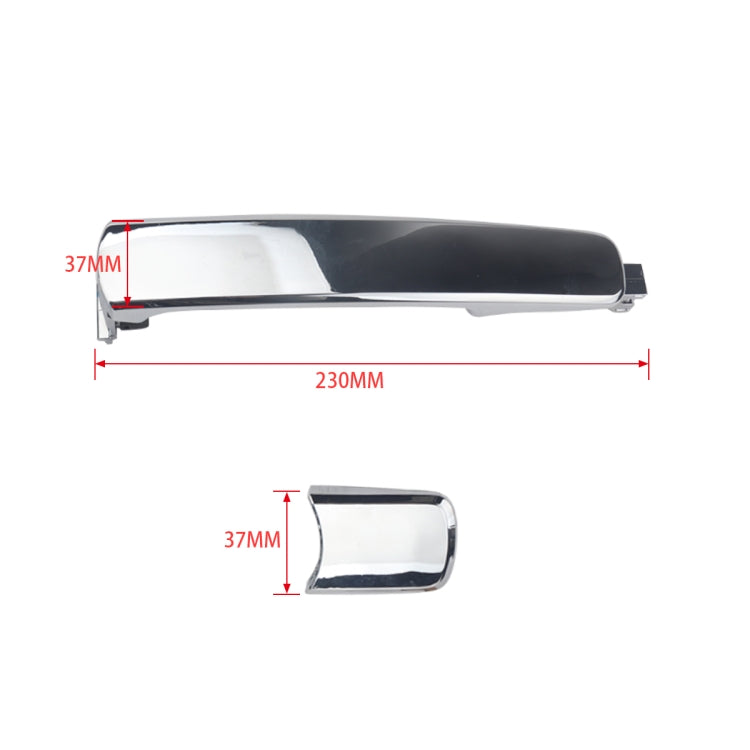 A5404-02 Car Outside Door Handle 80640-CA012 for Nissan - Door Handles by buy2fix | Online Shopping UK | buy2fix