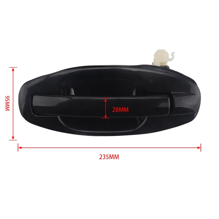 A5406-03 Car Rear Left Outside Door Handle 8365026000 for Hyundai Santa Fe 2001-2006 - Door Handles by buy2fix | Online Shopping UK | buy2fix