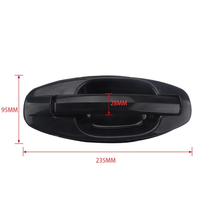 A5406-04 Car Rear Right Outside Door Handle 8366026000 for Hyundai Santa Fe 2001-2006 - Door Handles by buy2fix | Online Shopping UK | buy2fix