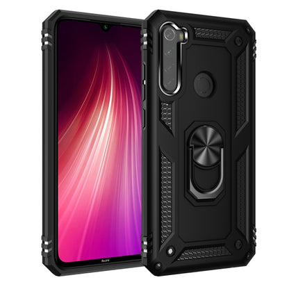 For Xiaomi Redmi Note 8 Armor Shockproof TPU + PC Protective Case with 360 Degree Rotation Holder(Black) by buy2fix