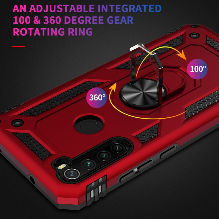 For Xiaomi Redmi Note 8 Armor Shockproof TPU + PC Protective Case with 360 Degree Rotation Holder(Black) by buy2fix