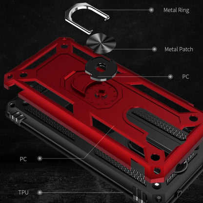 For Xiaomi Redmi Note 8 Pro Armor Shockproof TPU + PC Protective Case with 360 Degree Rotation Holder(Silver) - Xiaomi Cases by buy2fix | Online Shopping UK | buy2fix