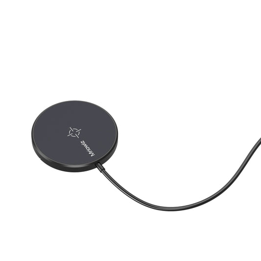 Mriowiz M-2001W 15W Desktop MagSafe Magnetic Wireless Charger , with USB + USB-C / Type-C Data Cable & Holder - Wireless Charger by buy2fix | Online Shopping UK | buy2fix