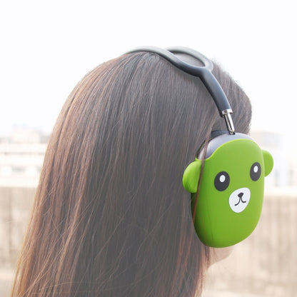 Hifylux AP-PF8 Liquid Silicone Anti-scratch Headset Silicone Protective Case for AirPods Max(Green) - For AirPods Max by buy2fix | Online Shopping UK | buy2fix