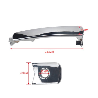 4 PCS A5851 Car Outside Door Handle 80640-CA000/12 for Nissan - Door Handles by buy2fix | Online Shopping UK | buy2fix