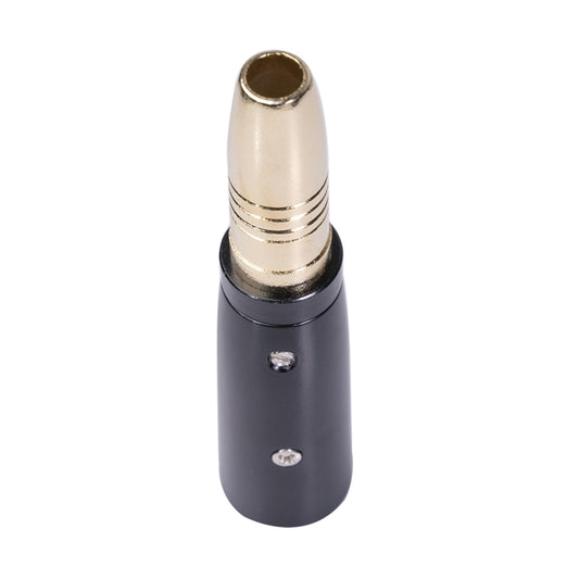 2 PCS LZ1164G Gilded 6.35mm Female to XRL Male Audio Adapter Microphone Stereo Speaker Connector - Microphone Audio Cable & Connector by buy2fix | Online Shopping UK | buy2fix