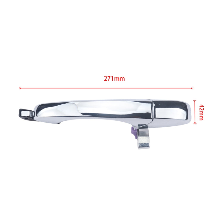 2 PCS A5859 Car Rear Outside Door Handle 5065800/1AH for Chrysler 300 2005-2010 - Door Handles by buy2fix | Online Shopping UK | buy2fix
