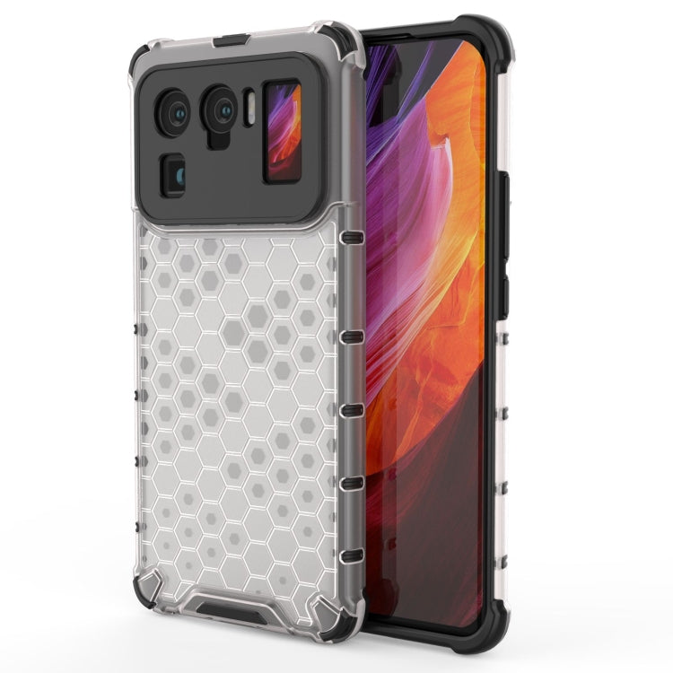 For Xiaomi Mi 11 Ultra Shockproof Honeycomb PC + TPU Case(White) - Xiaomi Cases by buy2fix | Online Shopping UK | buy2fix
