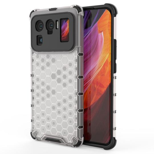 For Xiaomi Mi 11 Ultra Shockproof Honeycomb PC + TPU Case(White)