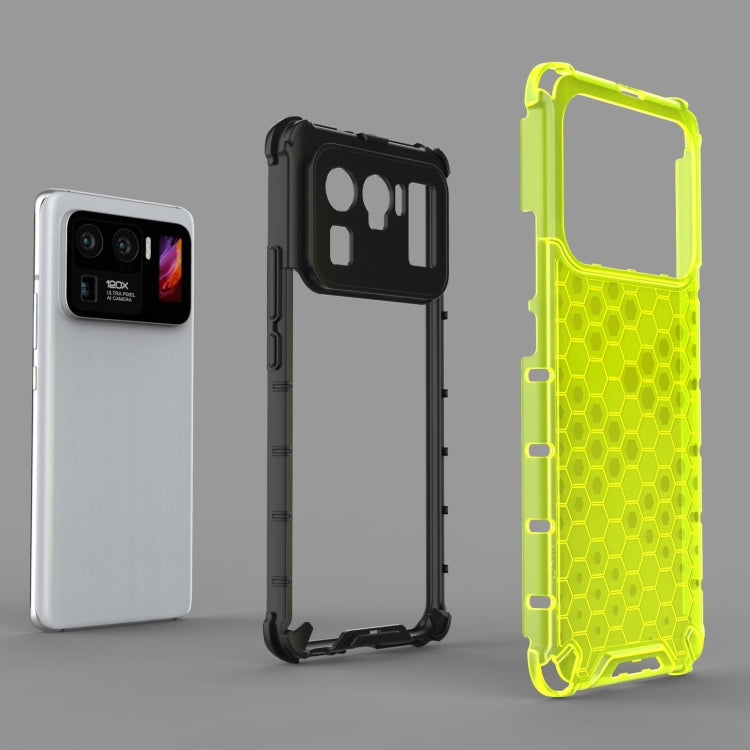 For Xiaomi Mi 11 Ultra Shockproof Honeycomb PC + TPU Case(White) - Xiaomi Cases by buy2fix | Online Shopping UK | buy2fix