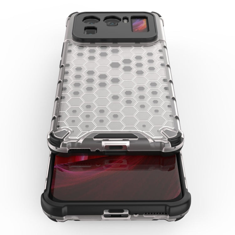 For Xiaomi Mi 11 Ultra Shockproof Honeycomb PC + TPU Case(Black) by buy2fix