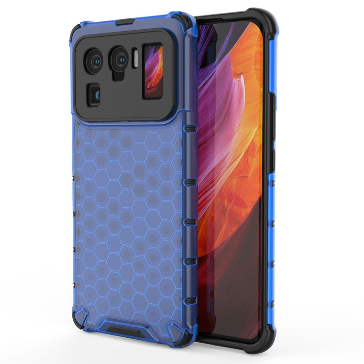 For Xiaomi Mi 11 Ultra Shockproof Honeycomb PC + TPU Case(Blue) - Xiaomi Cases by buy2fix | Online Shopping UK | buy2fix