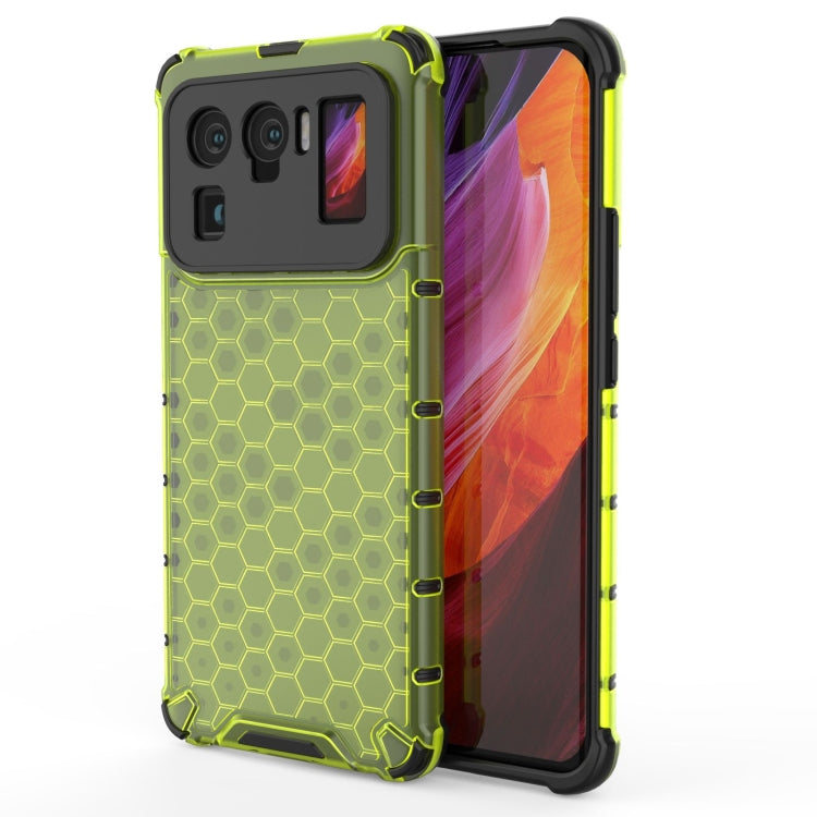 For Xiaomi Mi 11 Ultra Shockproof Honeycomb PC + TPU Case(Green) - Xiaomi Cases by buy2fix | Online Shopping UK | buy2fix