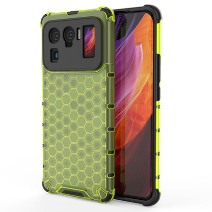 For Xiaomi Mi 11 Ultra Shockproof Honeycomb PC + TPU Case(Green) - Xiaomi Cases by buy2fix | Online Shopping UK | buy2fix