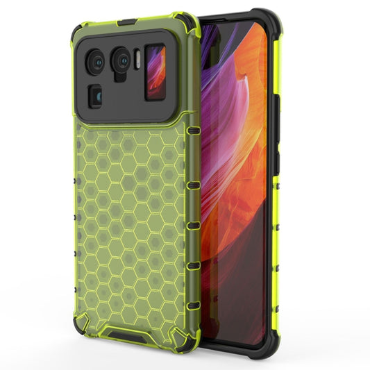 For Xiaomi Mi 11 Ultra Shockproof Honeycomb PC + TPU Case(Green) - Xiaomi Cases by buy2fix | Online Shopping UK | buy2fix