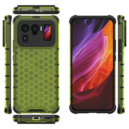 For Xiaomi Mi 11 Ultra Shockproof Honeycomb PC + TPU Case(Green) - Xiaomi Cases by buy2fix | Online Shopping UK | buy2fix