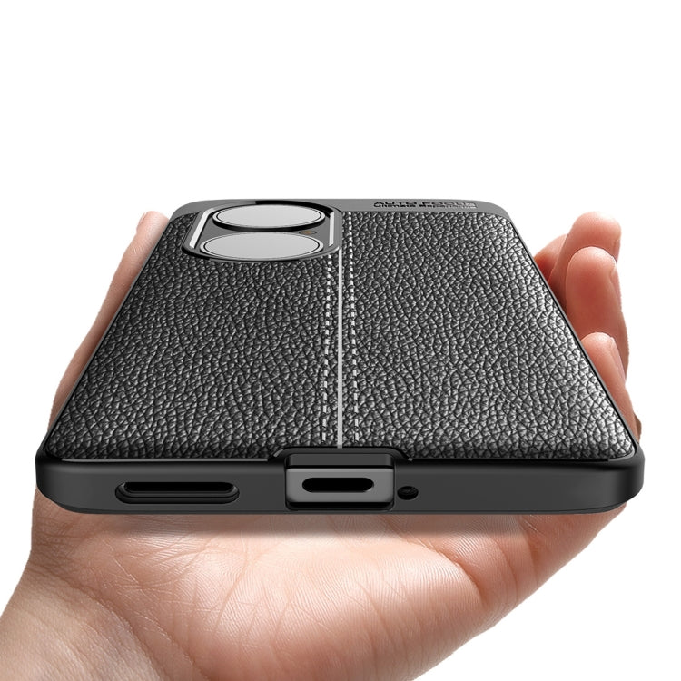 For Huawei P50 Pro Litchi Texture TPU Shockproof Case(Black) - Huawei Cases by buy2fix | Online Shopping UK | buy2fix