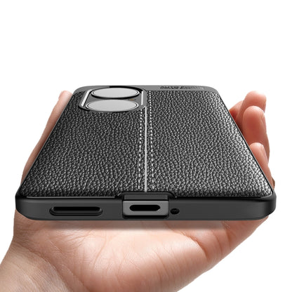 For Huawei P50 Pro Litchi Texture TPU Shockproof Case(Black) - Huawei Cases by buy2fix | Online Shopping UK | buy2fix