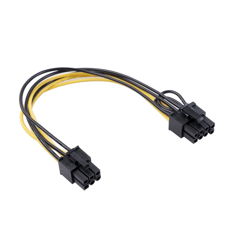 5 PCS 3682 6 Pin Female to 8 Pin Female Graphics Card Power Supply Adapter Cable, Length: 20cm by buy2fix
