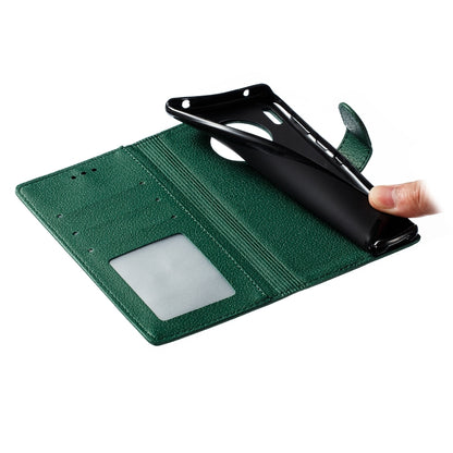 For Huawei Mate 30 Pro Feather Pattern Litchi Texture Horizontal Flip Leather Case with Holder & Wallet & Card Slots(Green) - Huawei Cases by buy2fix | Online Shopping UK | buy2fix