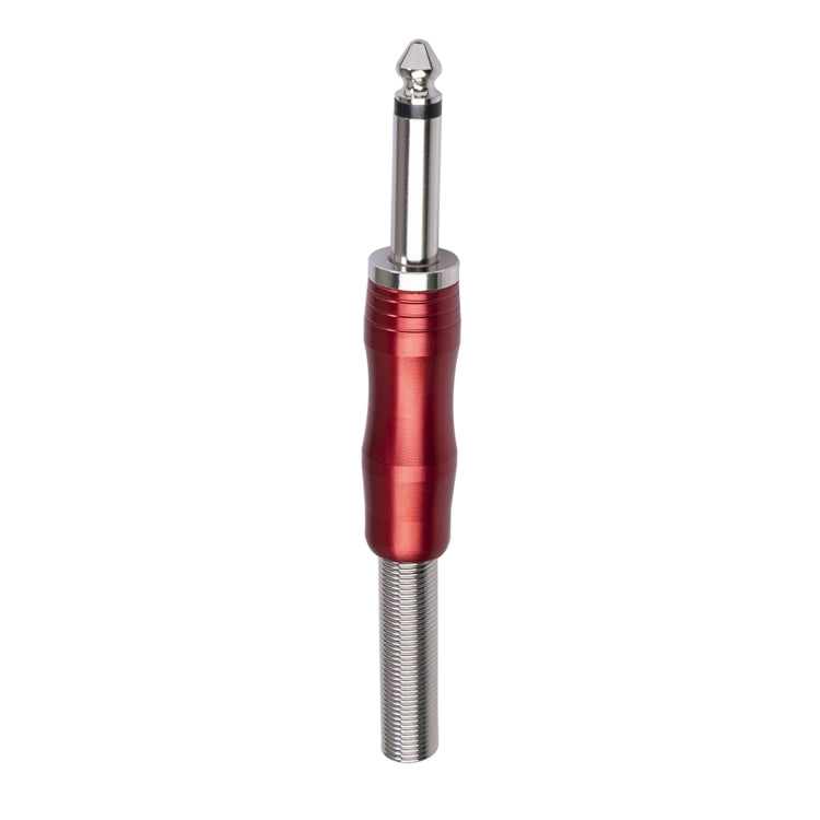 BLS01 DIY Soldering 6.35mm Mono Guitar Audio Cable Plug(Red) - Microphone Audio Cable & Connector by buy2fix | Online Shopping UK | buy2fix