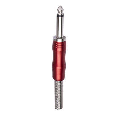 BLS01 DIY Soldering 6.35mm Mono Guitar Audio Cable Plug(Red) - Microphone Audio Cable & Connector by buy2fix | Online Shopping UK | buy2fix