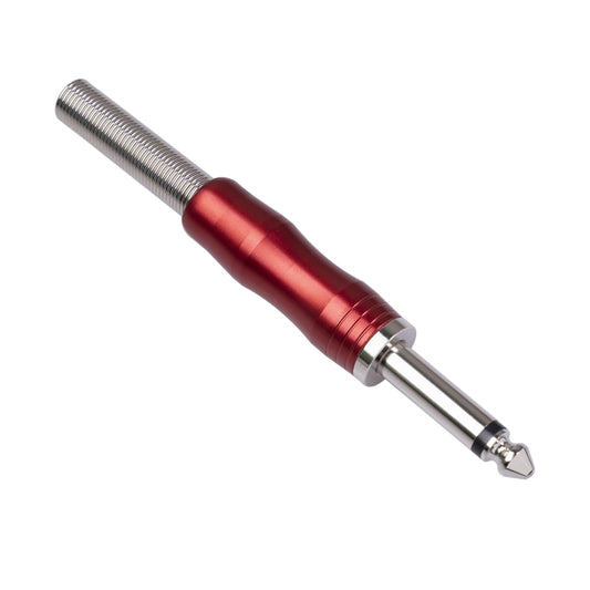 BLS01 DIY Soldering 6.35mm Mono Guitar Audio Cable Plug(Red) - Microphone Audio Cable & Connector by buy2fix | Online Shopping UK | buy2fix