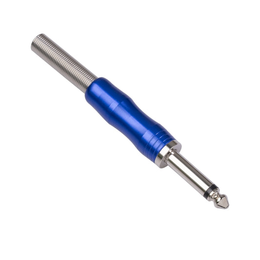 BLS01 DIY Soldering 6.35mm Mono Guitar Audio Cable Plug(Blue) - Microphone Audio Cable & Connector by buy2fix | Online Shopping UK | buy2fix