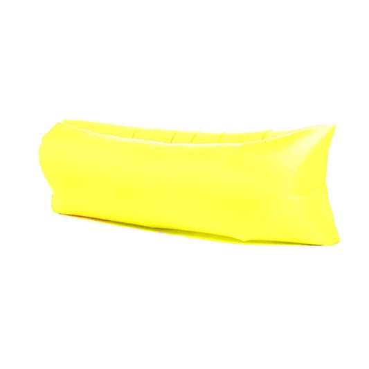 Outdoor Portable Lazy Water Inflatable Sofa Beach Grass Air Bed, Size: 200 x 70cm(Yellow) - Beach beds by buy2fix | Online Shopping UK | buy2fix